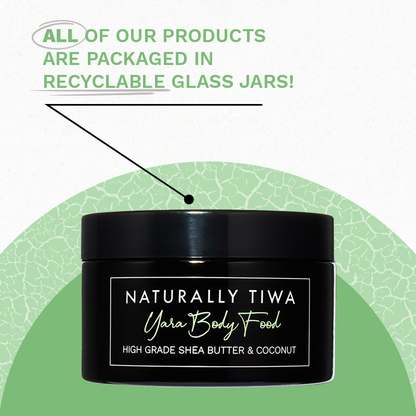 Naturally Tiwa Skincare YARA Body Food 90ml sensitive skin, eczema, psoriasis, rosacea, skin undergoing chemotherapy and radiotherapy and dry skin conditions
